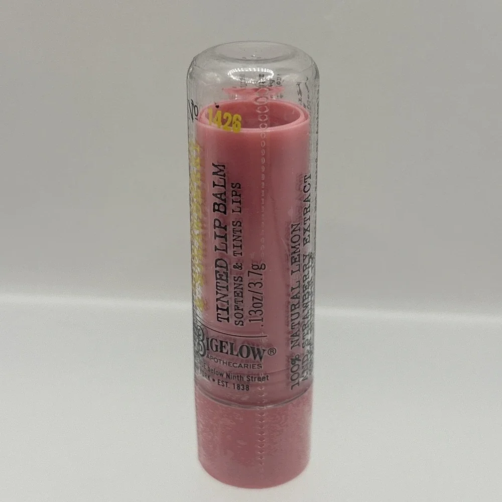 Bath & Body Works C.O. Bigelow Lemon & Strawberry Tinted Lip Balm No. 1426 Rare‎